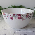 beautiful full design ceramic noodle bowl ceramic soup plate